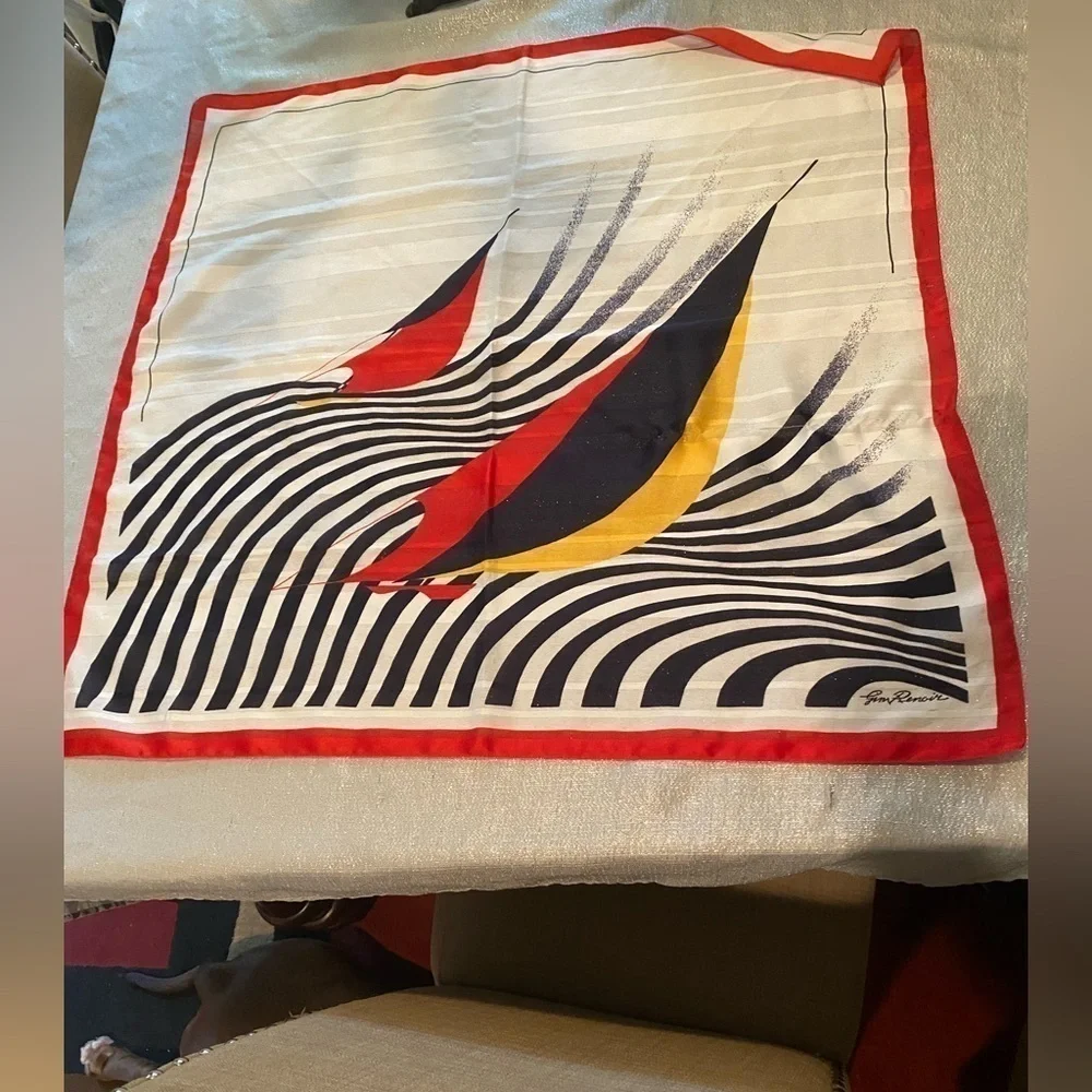 VINTAGE JIM RENOIR SCARF